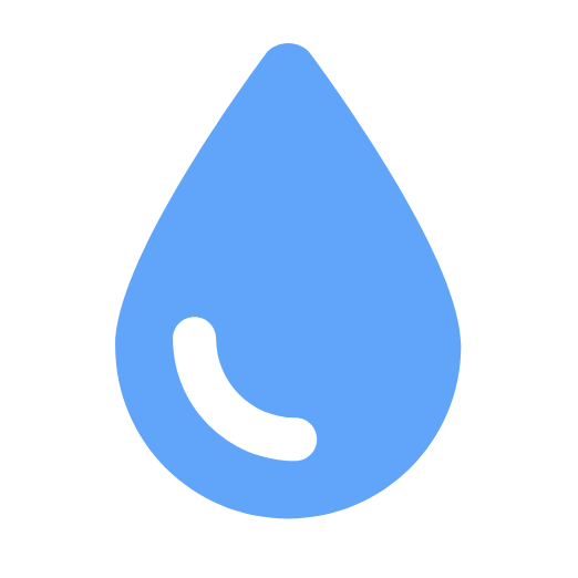 Online Water Bill water drop on light background